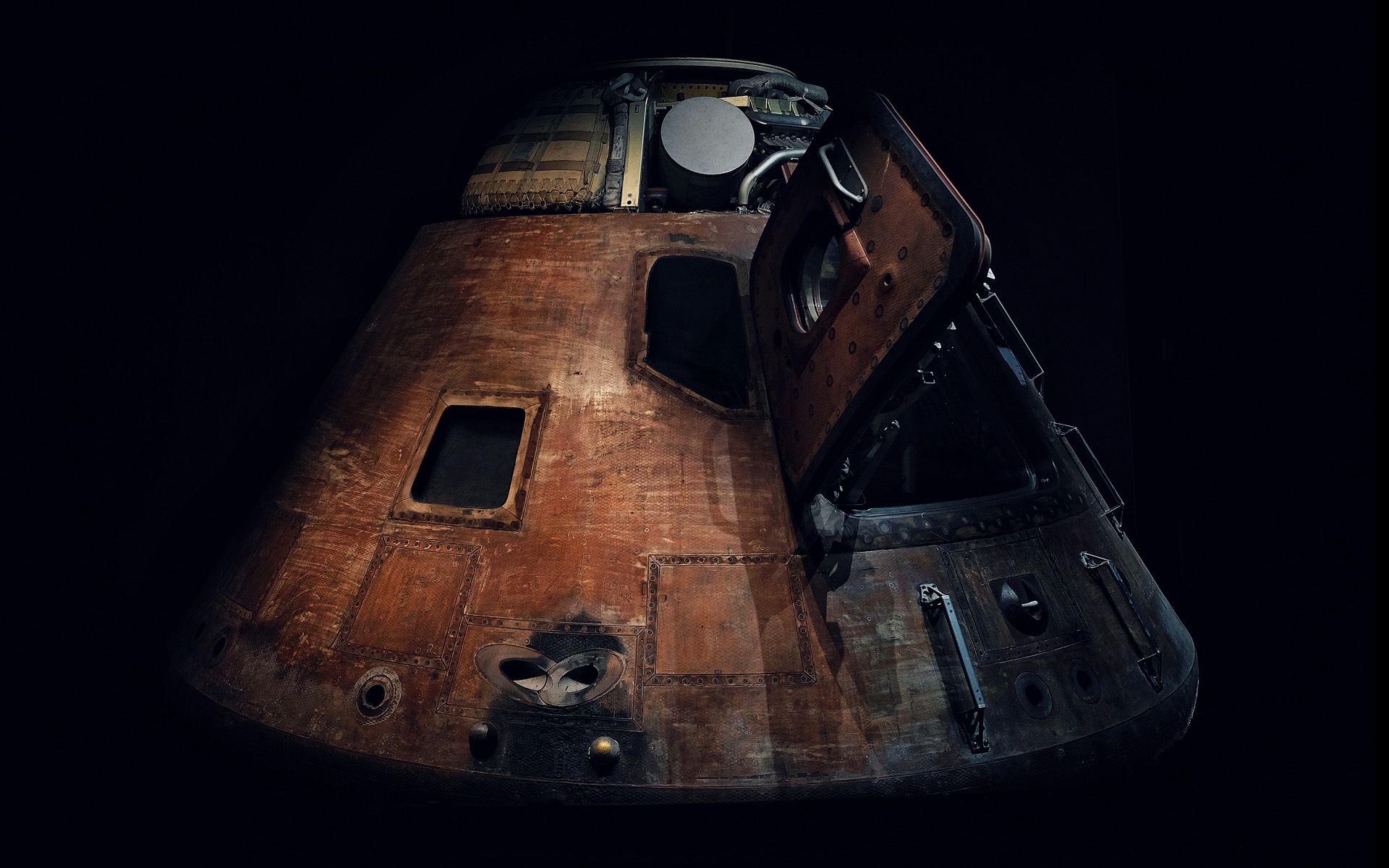 NASA Photo of Apollo Orbiter by Blair Bunting