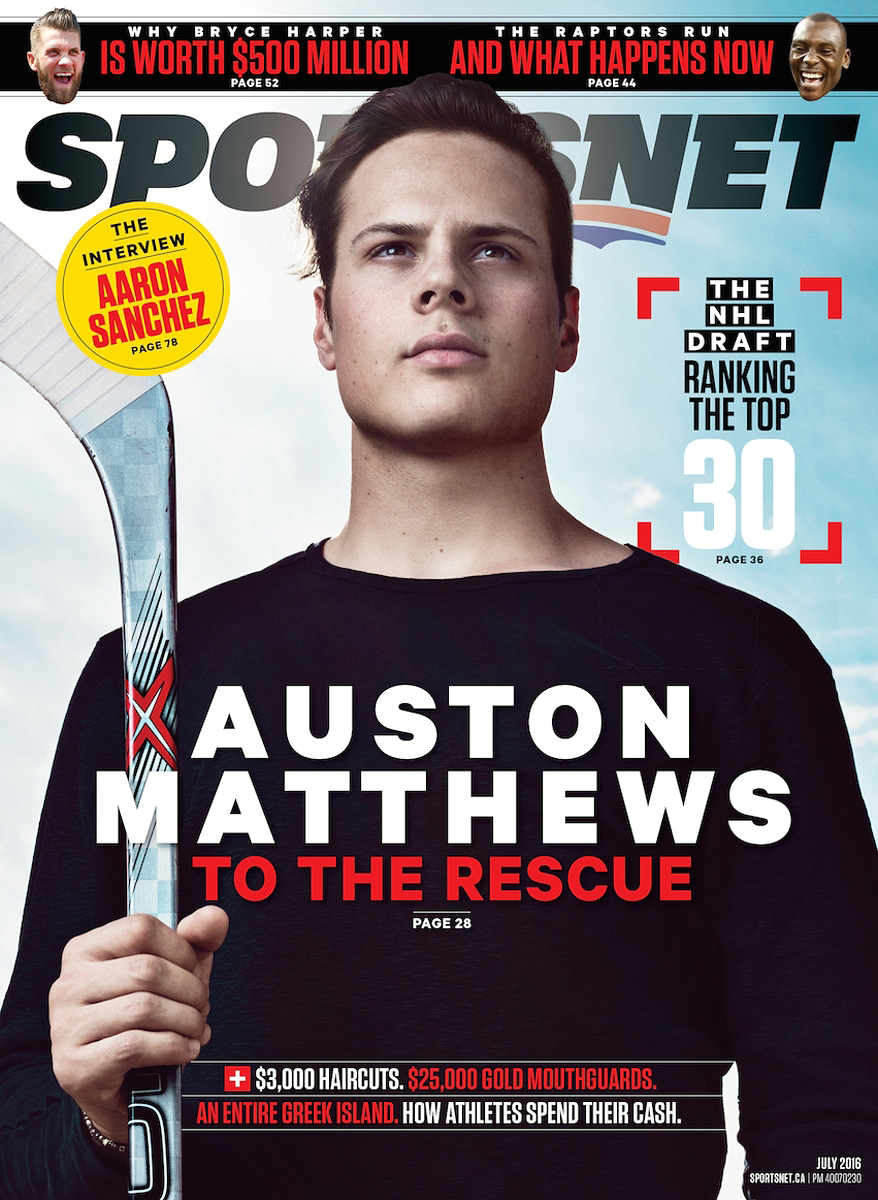 Auston Matthews by Sports Photographer Blair Bunting Phoenix Arizona