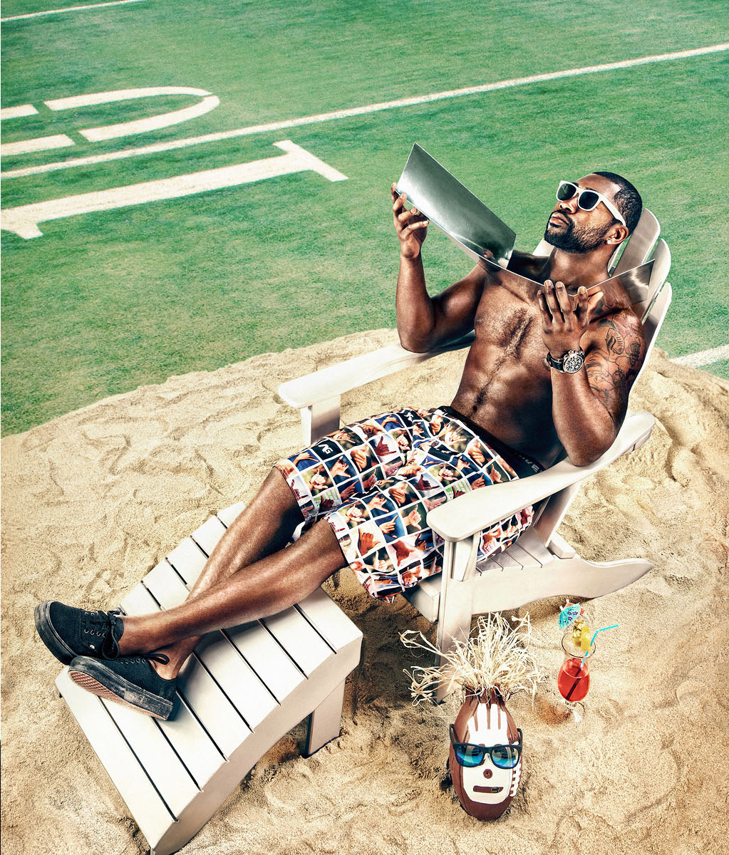 Darrelle Revis photographed by Editorial Photographer Blair Bunting