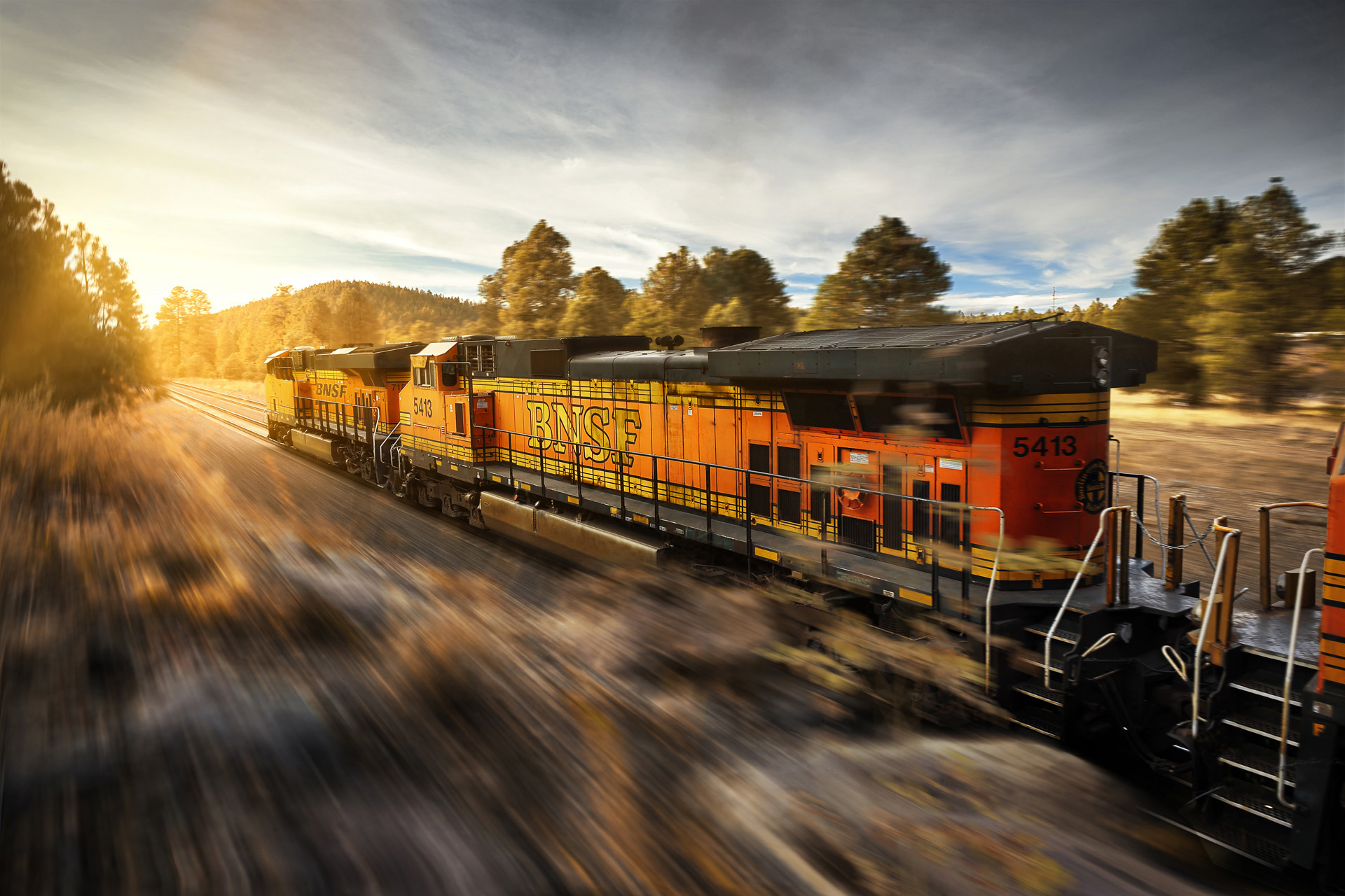 Phoenix Commercial Photographer Freight train Blair Bunting