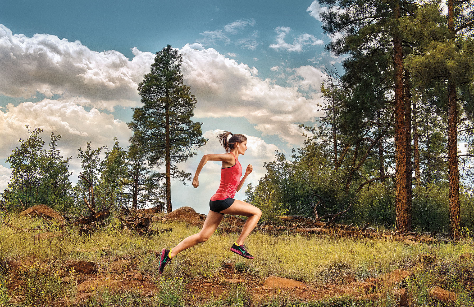 Outdoor Runner photographed by Sports Photographer Blair Bunting in Flagstaff, Arizona